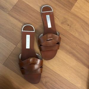 Zara Basic Brown Sandals